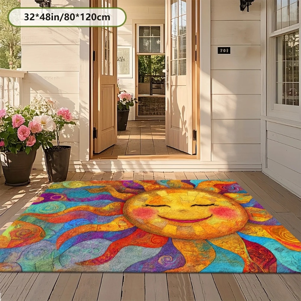 Multicolor Large Area Rug 2D F - Outdoor Camping Mats Large ulasan dan harga