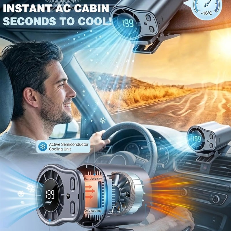 Cooling Fan Semiconductor Car  - Camping Quiet ulasan dan harga
