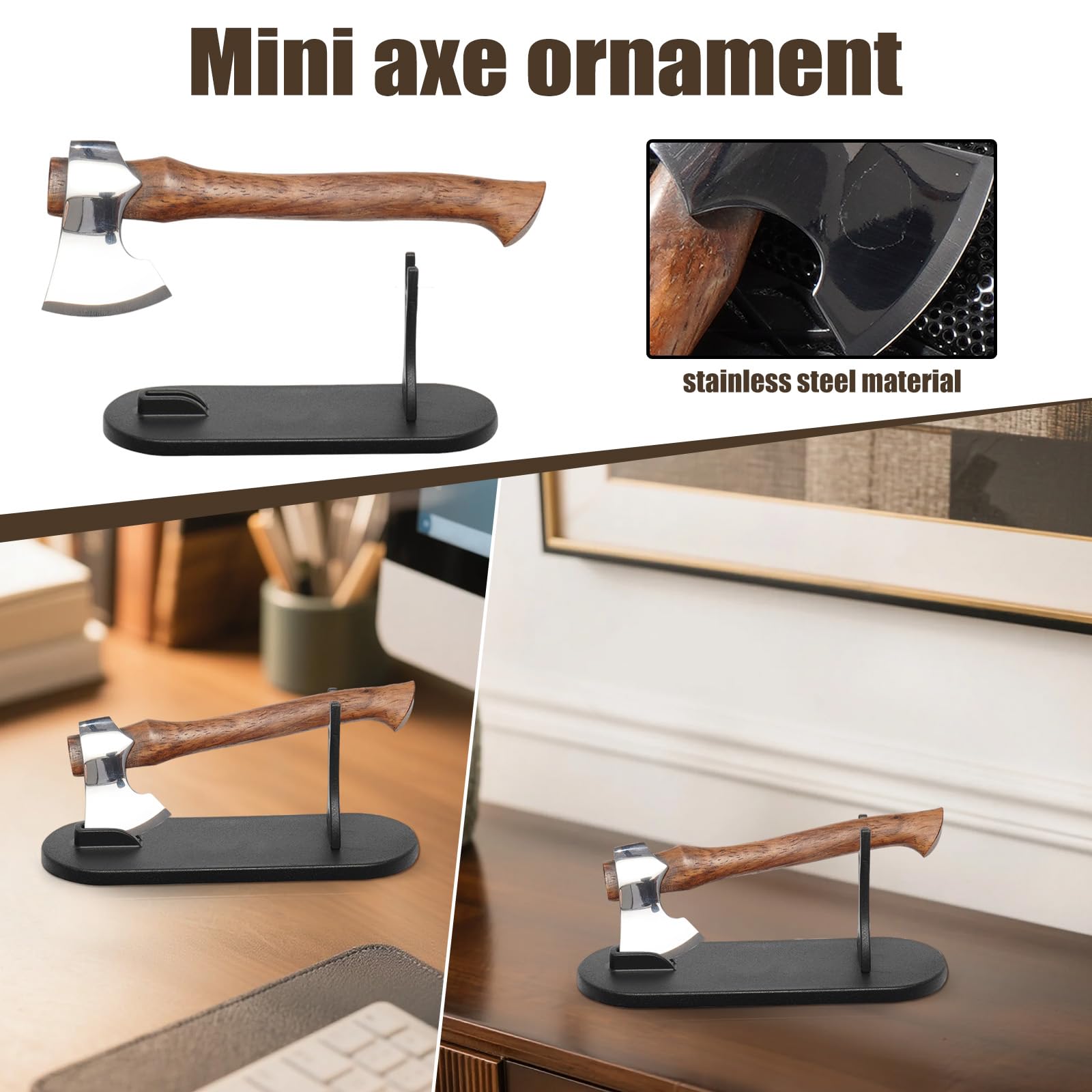 Mini Axe Stainless Steel Campi - Camp Axe Hatchet ulasan dan harga
