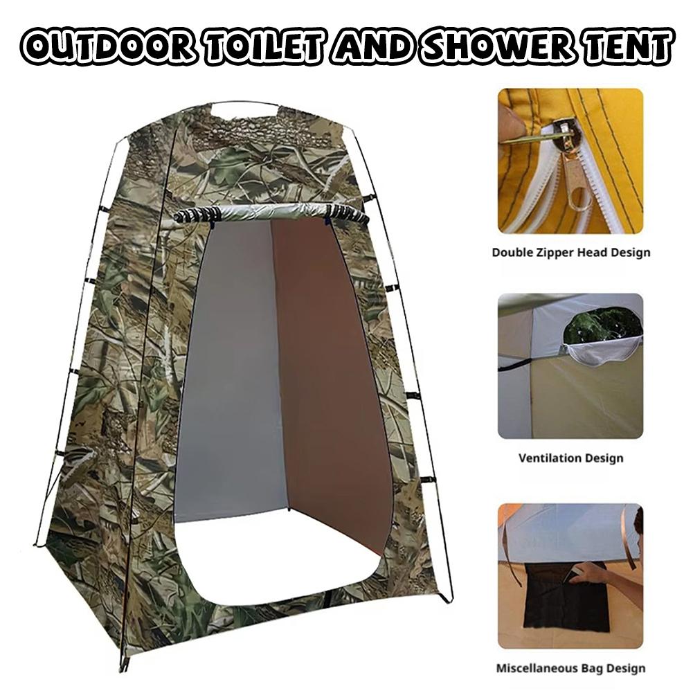Portable Shower Tent Double La - Outdoor Camping Toilet Tent ulasan dan harga