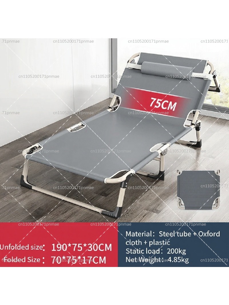 Metal Folding Single Bed Moder - Bed Outdoor Camping ulasan dan harga