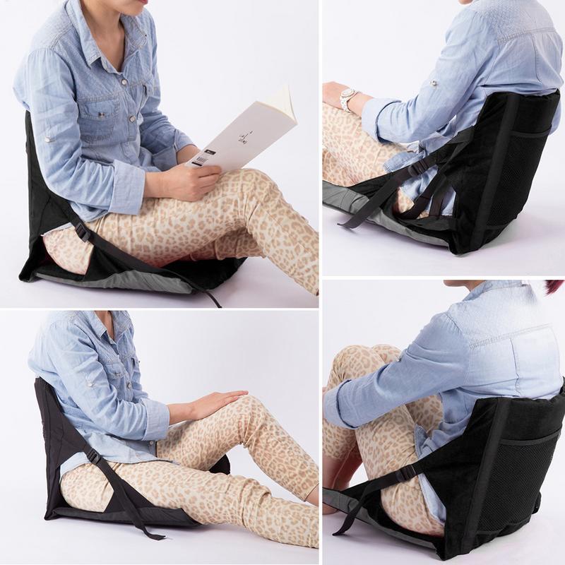 Foldable Outdoor Cushion Chair - Outdoor Camping High Chair ulasan dan harga