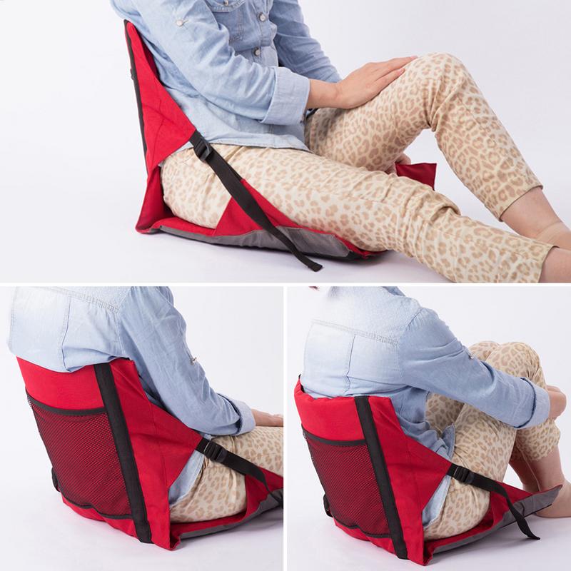 Foldable Outdoor Cushion Chair - Outdoor Camping High Chair ulasan dan harga