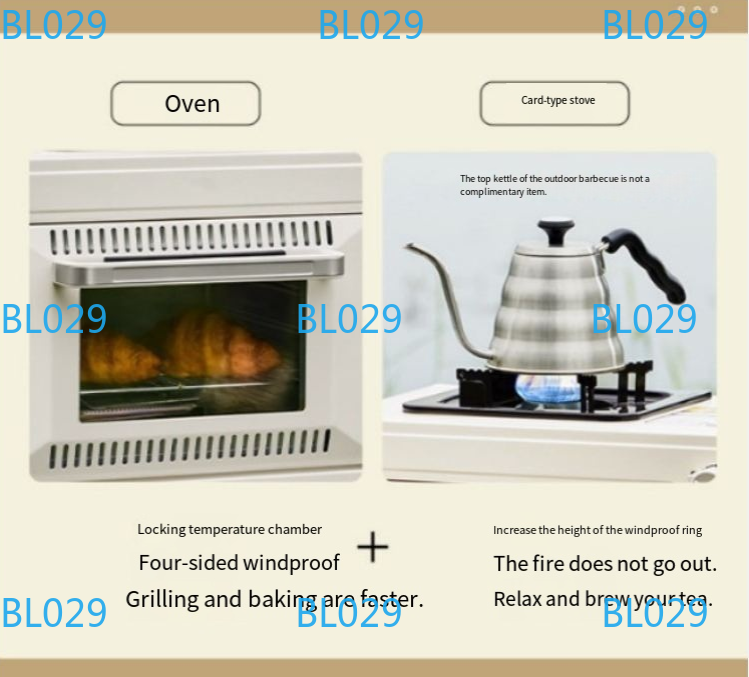 Portable small baking oven Hou - Outdoor Camping Oven ulasan dan harga