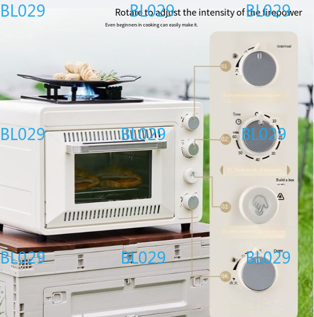 Portable small baking oven Hou - Outdoor Camping Oven ulasan dan harga