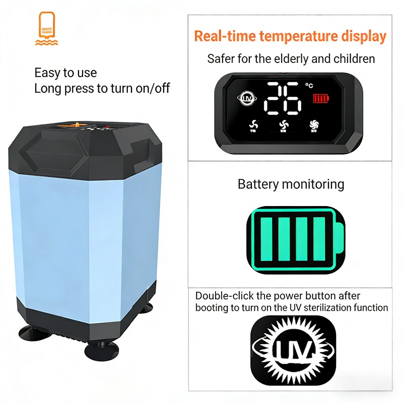 5400mAh/9000mAh Outdoor Portab - Portable Camping Shower ulasan dan harga