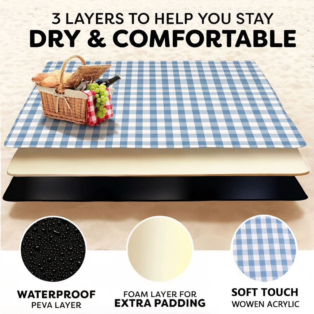 SSUNTAK Large Waterproof Folda - Outdoor Camping Mats Large ulasan dan harga