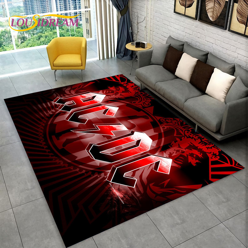 AC/DC Rock Band Area Rug Large - Outdoor Camping Mats Large ulasan dan harga
