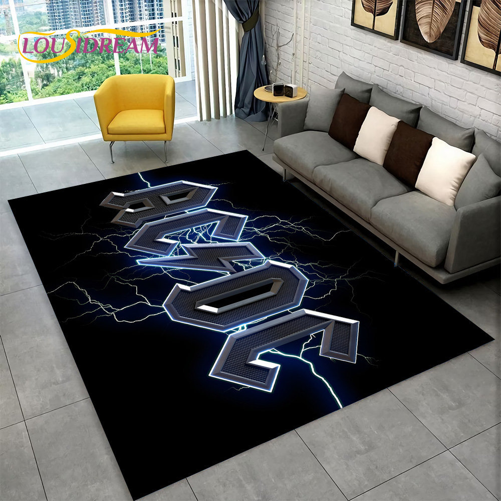 AC/DC Rock Band Area Rug Large - Outdoor Camping Mats Large ulasan dan harga