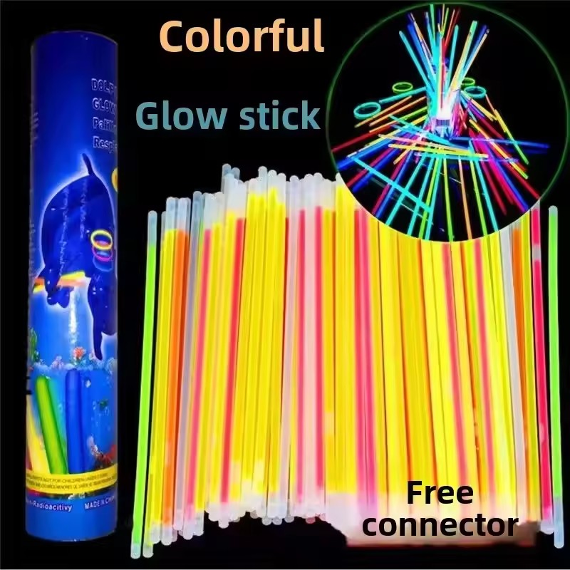 50/100Pcs Fluorescence Sticks  - Glow Sticks Survival ulasan dan harga