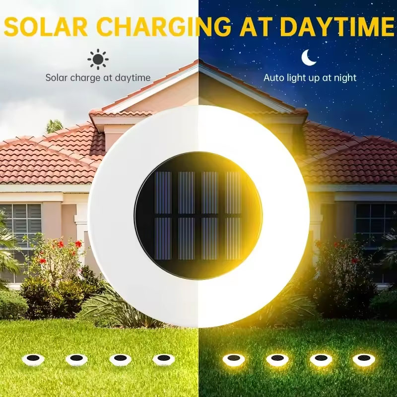 Solar Ground Lights 1/4Pack LE - Outdoor Camping Decke ulasan dan harga