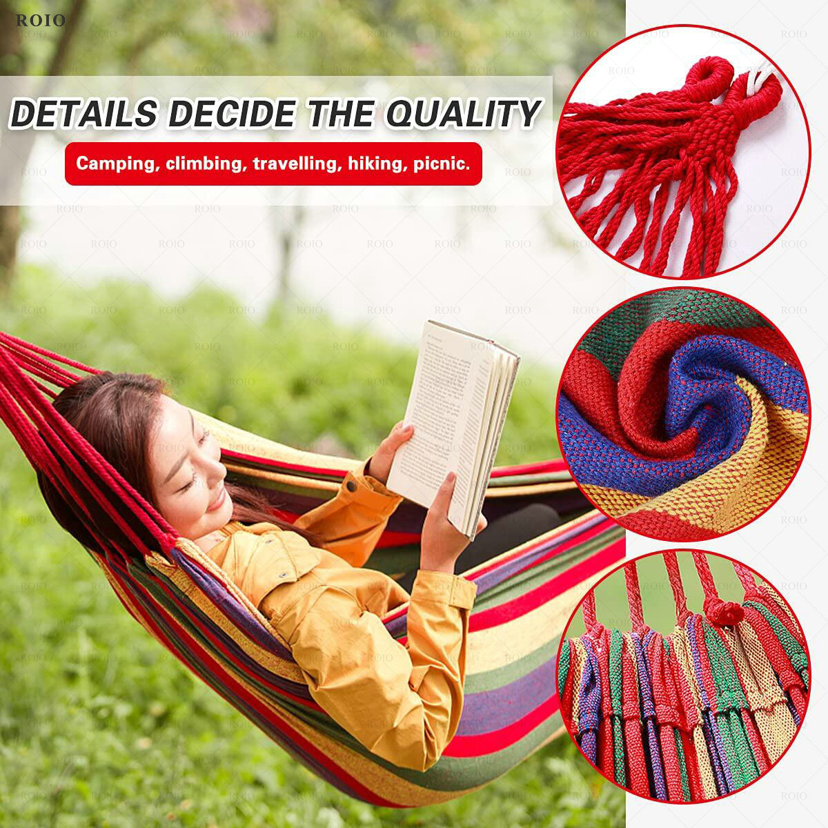 Camping Hammock Thickened Dura - Bed Outdoor Camping ulasan dan harga