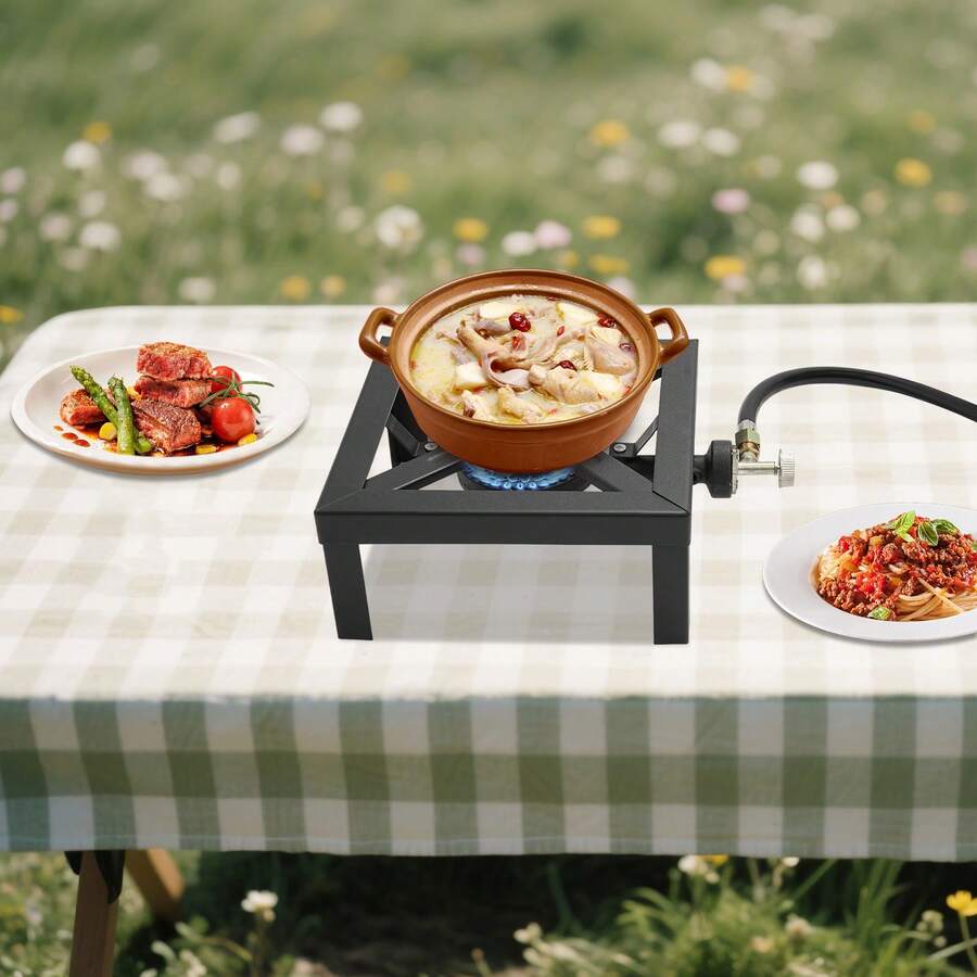 Portable Single Burner, Outdoo - Outdoor Camping Gas Stove ulasan dan harga