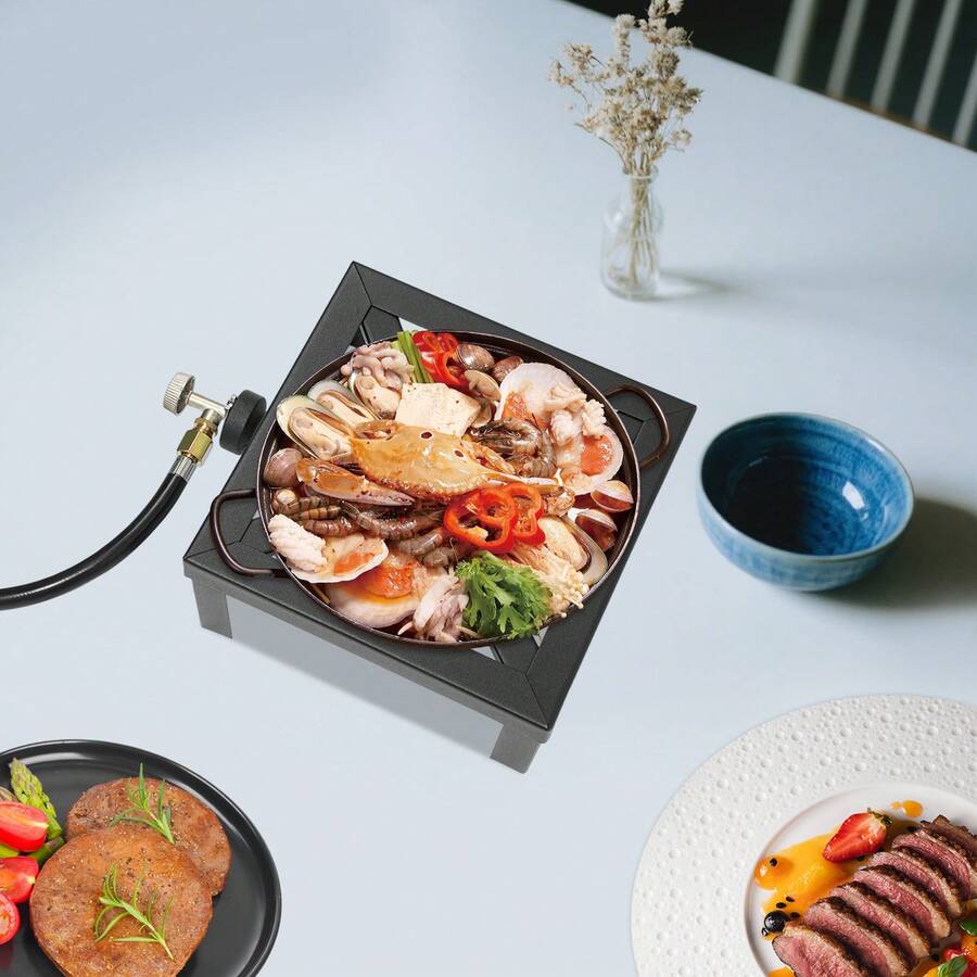 Portable Single Burner, Outdoo - Outdoor Camping Gas Stove ulasan dan harga