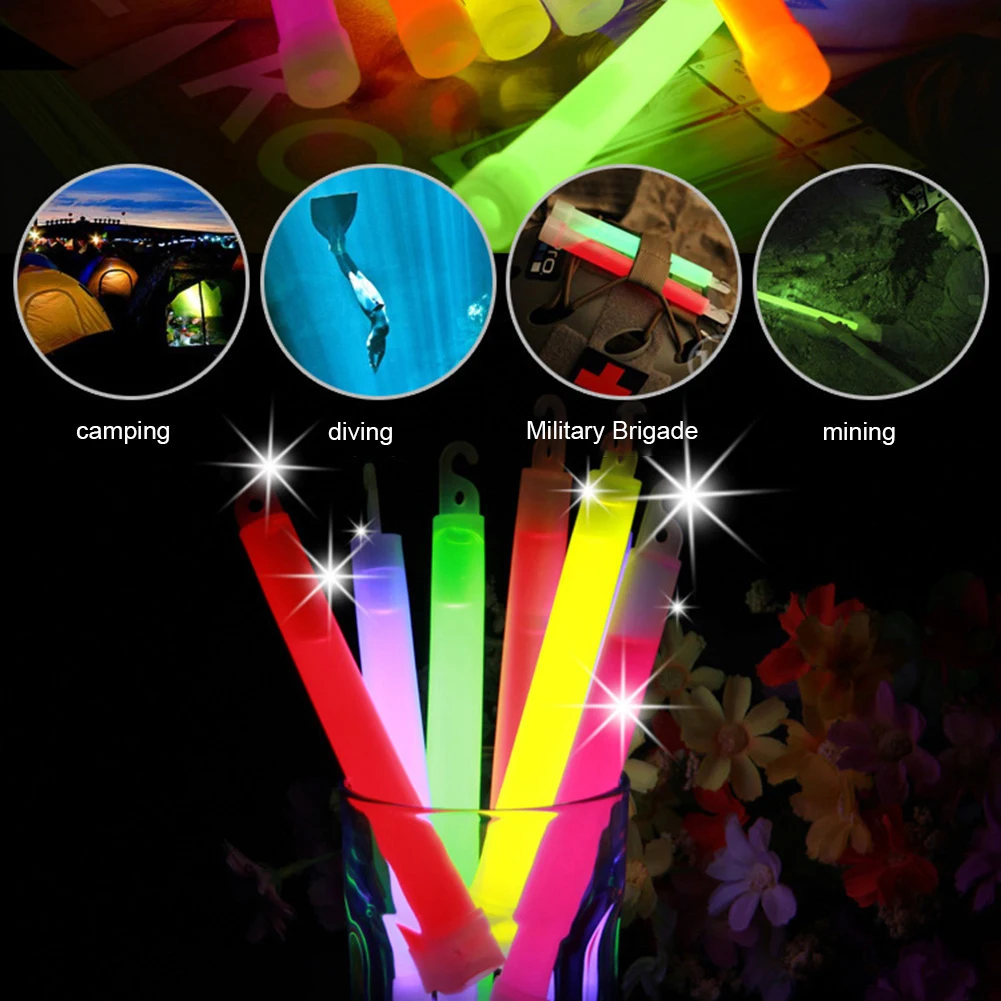 5/10pcs Survival Kit Military  - Glow Sticks Survival ulasan dan harga