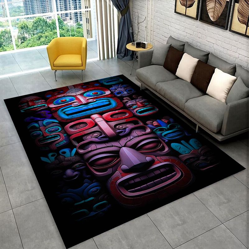 Mayan Mask Aztec Totem Large A - Outdoor Camping Mats Large ulasan dan harga