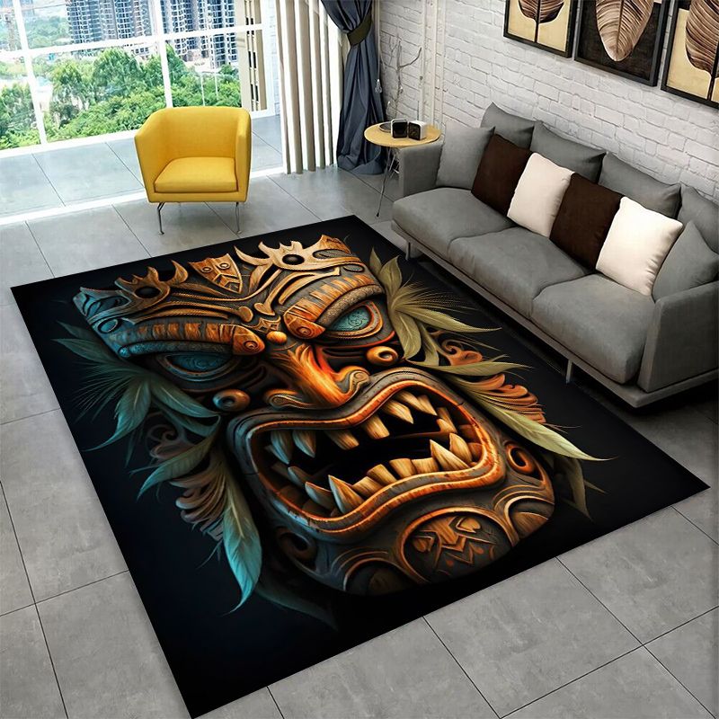 Mayan Mask Aztec Totem Large A - Outdoor Camping Mats Large ulasan dan harga