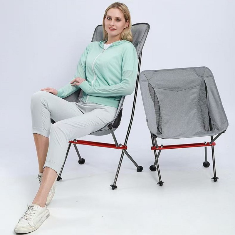 Ultralight Aluminum High Back  - Outdoor Camping High Chair ulasan dan harga