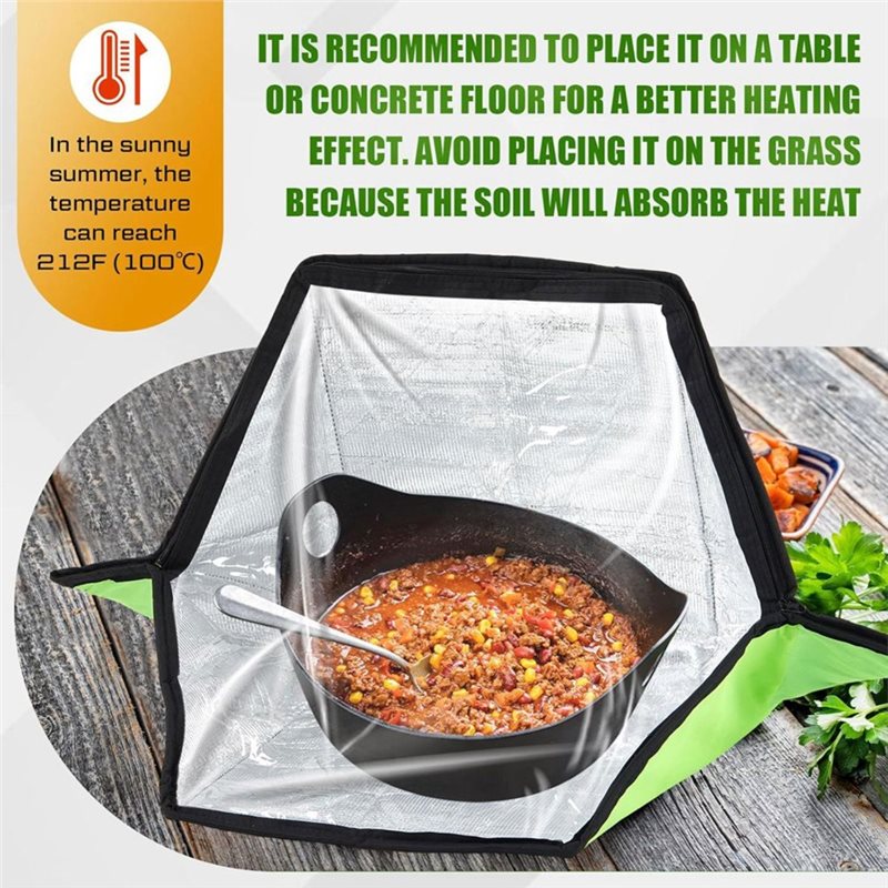 ABFU-Portable Foldable Solar O - Outdoor Camping Oven ulasan dan harga